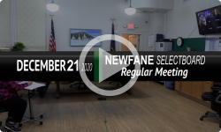 Newfane Selectboard: Newfane SB Mtg 12/21/20