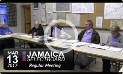Jamaica Selectboard Mtg 3/13/17
