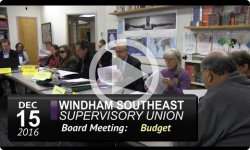 WSESU Board Budget Mtg 12/15/16