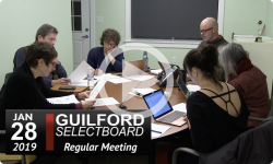 Guilford Selectboard Mtg 1/28/19