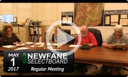Newfane Selectboard Mtg 5/1/17