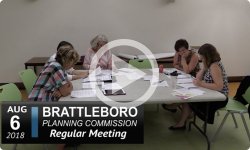 Brattleboro Planning Commission Mtg. 8/6/18