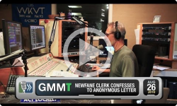 GMMT: Newfane Clerk Confesses to Anonymous Letter 8/26/16 (News Clip)