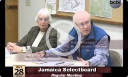 Jamaica Selectboard Mtg. 10/28/13