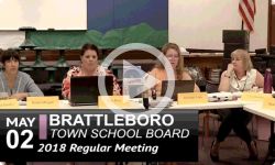 Brattleboro Town School Board Meeting 5/2/18