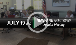Newfane Selectboard: Newfane SB Mtg 7/19/21
