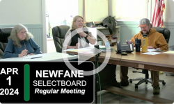 Newfane Selectboard: Newfane SB 4/1/24