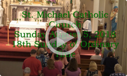 Mass from Sunday, August 5, 2018