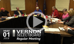 Vernon Selectboard Meeting 5/1/18