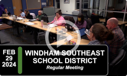Windham Southeast School District: WSESD Bd Mtg 2/29/24