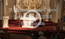 Mass from Sunday, May 27, 2018