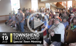 Townshend SB Special Mtg 7/19/18