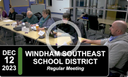 Windham Southeast School District: WSESD Bd Mtg 12/12/23