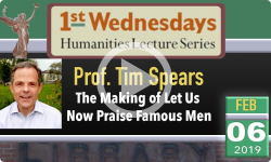 1st Wednesdays Presents - Prof. Tim Spears: The Making of Let Us Now Praise Famous Men
