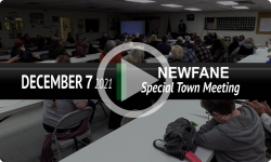 Newfane Town Meeting: Newfane Special Town Meeting 12/7/21