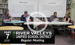 River Valleys Unified School District Meeting 5/7/18