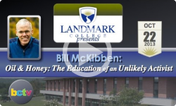 At Landmark: Bill McKibben, 'Education of an Unlikely Activist' - 10/22/13