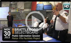 Brattleboro Selectboard: Police-Fire Public Info Mtg - 11/30/15