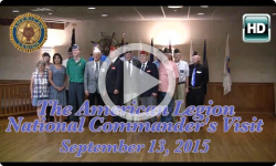 American Legion National Commander's Visit 9/13/15