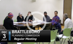 Brattleboro Planning Commission Mtg 12/3/18