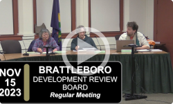 Brattleboro Development Review Board: Bratt DRB Mtg 11/15/23