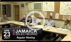 Jamaica Selectboard Mtg 1/23/17