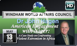 WWAC: Dr. John Hagen - Violent Extremism in Niger 5/13/16