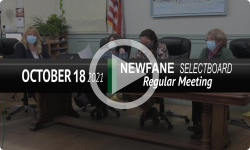 Newfane Selectboard: Newfane SB Mtg 10/18/21
