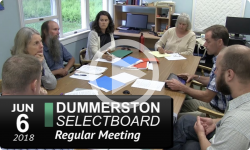 Dummerston Selectboard Meeting 6/6/2018