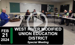 West River Education District Special Meeting: WRED Bd Spc Mtg 2/21/24