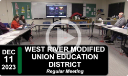 West River Education District: WRED Bd Mtg 12/11/23