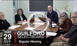 Guilford Selectboard Mtg 5/29/19