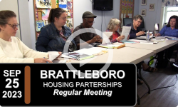 Brattleboro Housing Partnerships Board: BHP Bd Mtg 9/25/23