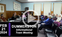 Dummerston Informational Town Meeting 2/21/2024