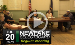 Newfane Selectboard: Newfane SB Mtg 7/20/20