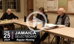 Jamaica Selectboard Mtg 2/25/19