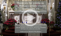 January 27, 2024, Saturday 4:00 pm St. Michael Catholic Church