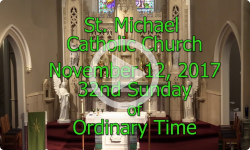 Mass from Sunday, November 12th