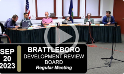 Brattleboro Development Review Board: Bratt DRB Mtg 9/20/23