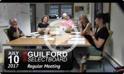 Guilford Selectboard Mtg 7/10/17