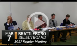 Brattleboro Selectboard Mtg 3/7/17