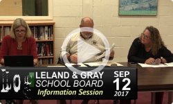 Leland and Gray School Bd Information Session 9/12/17