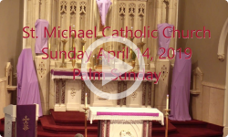 Mass from Sunday, April 14, 2019