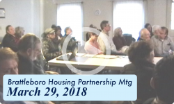 Brattleboro Housing Partnership Meeting 3/29/18