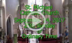 Mass from Sunday, September 24, 2017