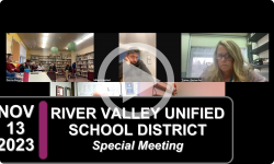 River Valleys Unified School District: RVUSD Bd Special Mtg 11/13/23