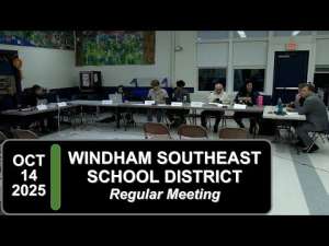 Windham Southeast School District Board Mtg 10/14/25