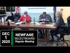 Newfane Selectboard Mtg 12/1/25
