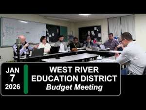 West River Education District Budget Mtg 1/7/26