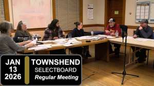 Townshend Selectboard Mtg 1/13/26